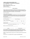 Nebraska Application for Certificate of Authority to Transact Business Profit Corporation