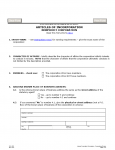 Arizona Articles of Incorporation Nonprofit Corporation | Form C011