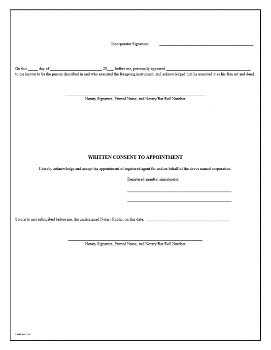 Free Louisiana Articles of Incorporation Domestic Business Corporation | Form SS399