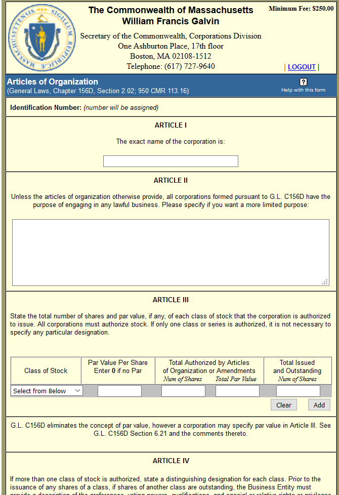 free-massachusetts-articles-of-organization-domestic-for-profit