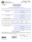 Wisconsin Articles of Incorporation – Nonstock Corporation | Form DFI Corp 102