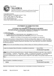 Alaska Statement of Domestication A Foreign (non-Alaskan) Professional Corp. Domesticating to a Domestic (Alaskan) Professional Corp. | Form 08-0593